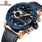 Naviforce9097 blueMens Watches  Luxury Outdoor LED Digital Chronograph  Quartz