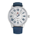 NF9126 - Blue Leather Analog Watch