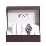 IEKE 88041 Silver Mesh Stainless Steel Analog Watch