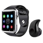 Combo of A1 Smart Watch and S530 Mini Bluetooth Earphone