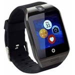 Crazeis Bluetooth Multifunctional Black Smart Watch