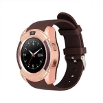 V8 Bluetooth Smartwatch with SIM & Memory Card Slot and Fitness Tracker