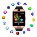 Q18 Single SIM Bluetooth Android Mate Smartwatch - Black