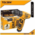 TOLSEN LITHIUM Cordless Drill w/ Power Light Soft Grip Handle (1300 mAh 10.8V) GS & TUV Approved 79013