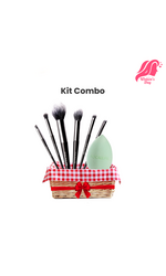 Kit Combo (FOCALLURE MAKEUP BRUSHES, BEAUTY BLENDER)