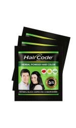 HairCode Egypt Herbal Hair Color (Black) (5g X 3)