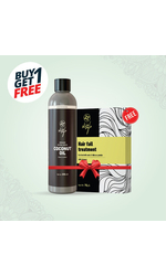 Skin Cafe 100% Natural Organic Coconut Oil (250ml) + Skin Cafe Hair Fall Treatment (free)