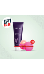 LILAC Brightening Daily Scrub All Skin Types + Lilac Premium Lip Balm  Rose with SPF15 (Free)