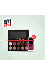 Nirvana Color Eye Shadow Palette  Touch Me Not + Nirvana Color Nail Enamel Pretty Girl -17 (Free)