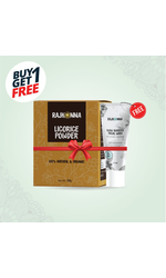 Rajkonna Licorice Powder + Rajkonna Glow Booster Facial Wash 15ml (Free)