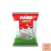 Dano Power Instant Full Cream Milk Powder- 500gm (Poly)