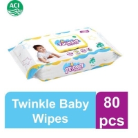 Twinkle Baby Wipes Pouch 80 pcs