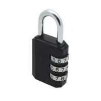 Combination Lock for Bag - Black