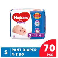 Huggies Dry Pant Diaper Small-70 Pcs (4-8 Kg)