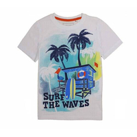Surf The Waves Print Boys T-Shirt