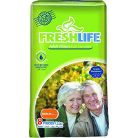 Freshlife Adult Diaper-Medium 8Pcs