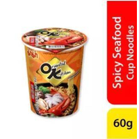 Mama Instant Cup Noodles Oriental Kitchen Spicy Seafood Flavour 65gm