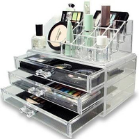 Cosmetics Organizer Box - White