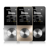 T01 Mp3 Mp4 Player 16GB Build in Memory With Metal Body-Black