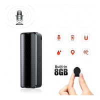 Q70 Mini Voice Recorder 8GB USB Waterproof 20 days continuous Recording-Black