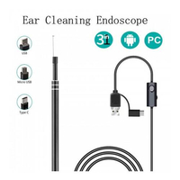 Ear Cleaning Tools Endoscope 3 in 1 Support Phone And Pc