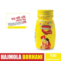 Dabur Hajmola Borhani 100 Tab. Bottle