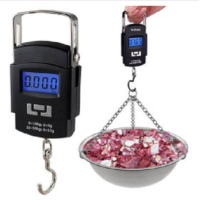 Portable Electronic Scale - Digital Weight Machine 50KG (Black)