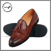 Penny Tussel Loafer Shoe With Export Quality Semi Vegetable Tanned Leather, Size: 39