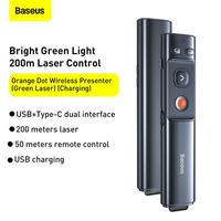Baseus Orange Dot Wireless Presenter (Red/Green Laser)
