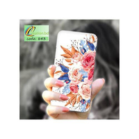 Silicon Floral Customized Mobile Back Cover