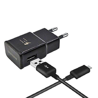 Fast Charger for Galaxy S8 and S8 Plus with Type-C Cable - Black
