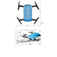 A12HW 2.4GHz Foldable RC Selfie Drone RTF HD CAMERA