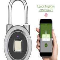 Smart Fingerprint Padlock Door Lock IP65 Waterproof