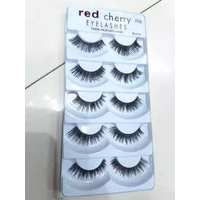 Red Cherry False Eyelashes 5 pairs set