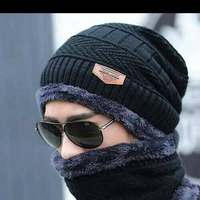 Winter Hat And Neck Warmer For Men & Woman