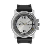 Fastrack Black Plastic Strap Watch