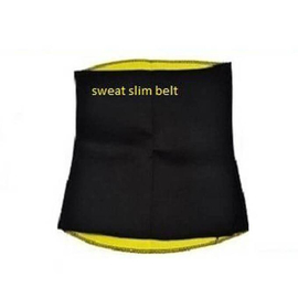 Sweat Slim Belt - Black and Yellow