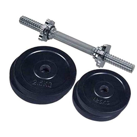 Combo Pack of Four Pieces Dumbbell Set With Stick - 7.5Kg