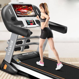 DK-11AI - Treadmill With Colorful Touch Screen - 3.5 CHP - Black