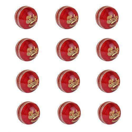 Yourker Cricket Ball 12 Pcs - Red