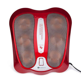 Deluxe Shiatsu Foot Massager with Heating Function - Red
