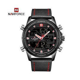Naviforce Leather Wristwatch
