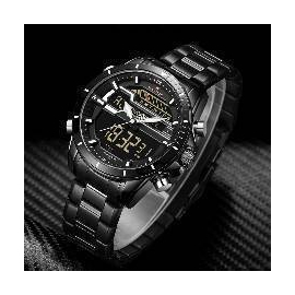 Naviforce NF9133 Stainless Steel Dual Time Watch, 3 image