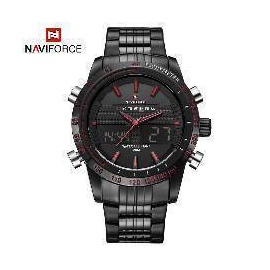 Naviforce NF9024 Stainless Steel Dual Time Watch, 2 image