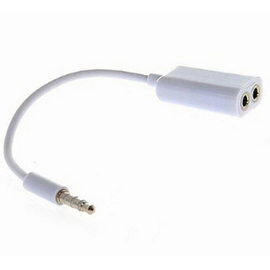 Dual Port Audio Data Cable White
