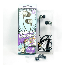 Remax Rm 512 Wired In Ear Earphone, 3 image