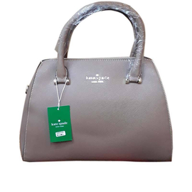 Ash Color Artificial Leather Shoulder Bag