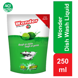 Wonder Dishwash Liquid Refill 250ml