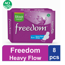 Freedom Heavy Flow Wings 8 pads