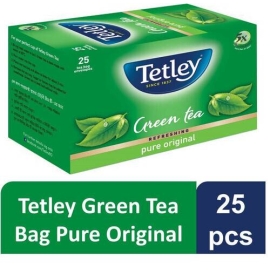 Tetley Green Tea Bag - Regular 25pcs